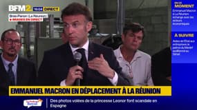 "Je n'ai pas eu une année sans crise sur le territoire ultramarin", déclare Emmanuel Macron
