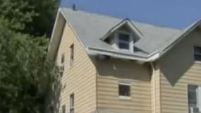 Capture d'écran vidéo du quartier dans lequel un enfant de 6 ans a tué accidentellement avec une arme à feu son frère, dans le New Jersey aux Etats-Unis.