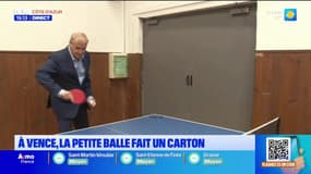 Soirée spéciale "frères Lebrun":le "ping" est un sport populaire explique le président de l'AS Vence
