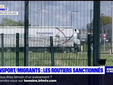Calais: les transporteurs routiers sanctionnés en cas de découverte de migrants dans les camions