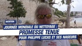 Natation : Promesse tenue, Philippe Lucas et ses nageurs ont participé à la journée mondiale du nettoyage