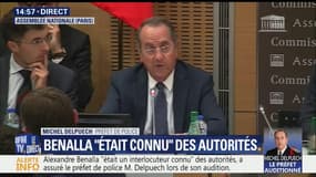 Michel Delpuech sur le port d'arme de Benalla: "J'ai pris cette décision et je l'assume. C'était lié à la fonction auprès du chef de l'Etat et en aucun cas pour un port d'arme permanent"