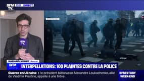 Manifestations contre la réforme des retraites: "Nous avons déposé des plaintes pour détention arbitraire et entrave à la liberté de manifester", annonce Raphaël Kempf, avocat