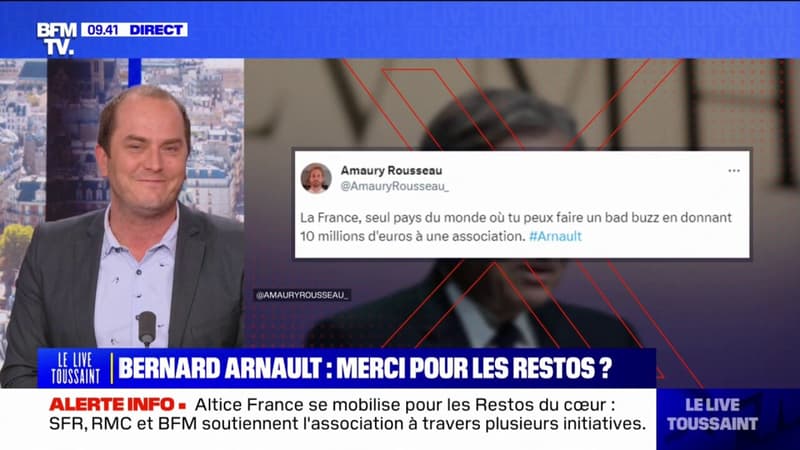 Don de Bernard Arnault aux Restos du coeur: les réactions des députés LFI