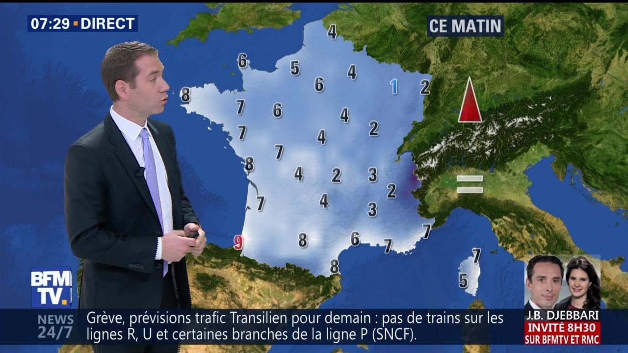 La Meteo Pour Ce Lundi 2 Avril 2018