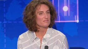 Angélique Cauchy sur le plateau de BFMTV, le 19 octobre 2024
