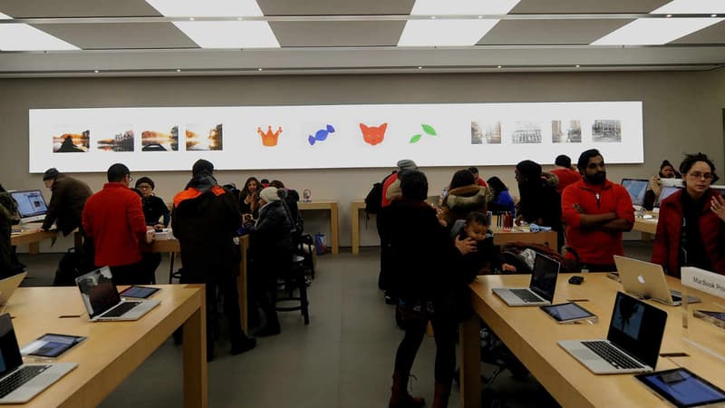 L'Apple Store de Soho, à New York.