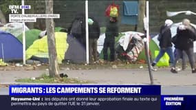 1400 migrants vivent encore dans la rue à Paris, dont 900 dans le campement de la Porte d'Aubervilliers