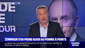 Éric Zemmour s'attaque au permis à points