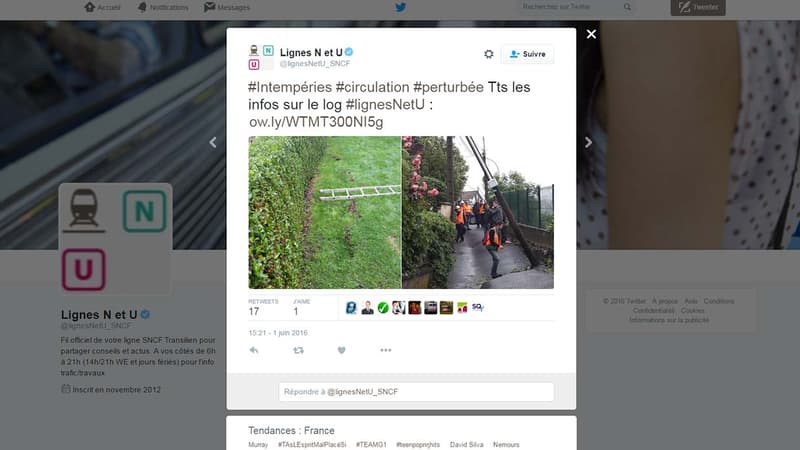 Un mur menace les rails du train Paris-Versailles.