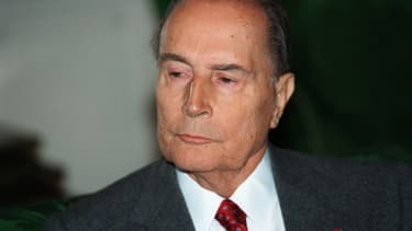 François Mitterrand à Paris, en novembre 1993.