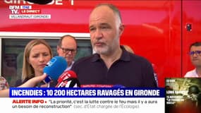 Incendies en Gironde: "110 départs de feu différents sur le département", depuis mardi selon le directeur départemental du SDIS