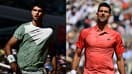 Carlos Alcaraz et Novak Djokovic