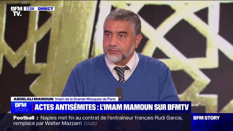 Pour Abdelali Mamoun, imam de la Grande Mosquée de Paris, la marche contre l'antisémitisme pointait les musulmans
