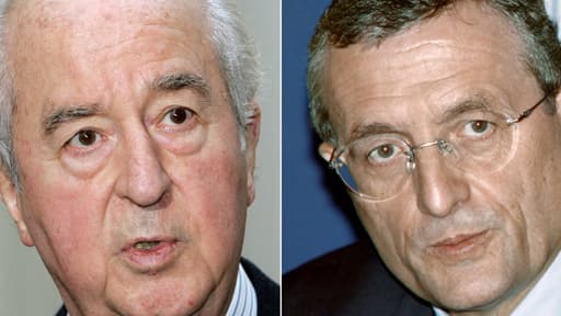 Edouard Balladur et François Léotard (Pascal Pavani - Jacques Brinon - AFP)