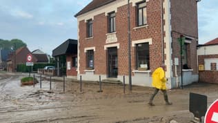 Les violents orages du dimanche 12 mai 2024 ont causé une coulée de boue à Héninel, dans le Pas-de-Calais.