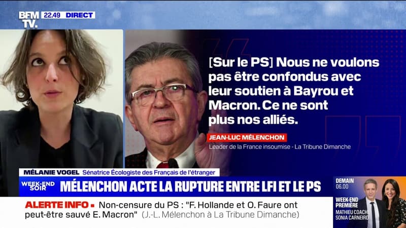 Jean-Luc Mélenchon ou François Hollande: pour Mélanie Vogel, sénatrice écologiste, 