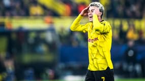 Giovanni Reyna lors de Borussia Dortmund-PSG, le 13 décembre 2023.