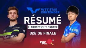 Résumé : Une entrée en lice pas évidente pour Bardet contre Tanaka ? (WTT Star Contender Ljubljana)