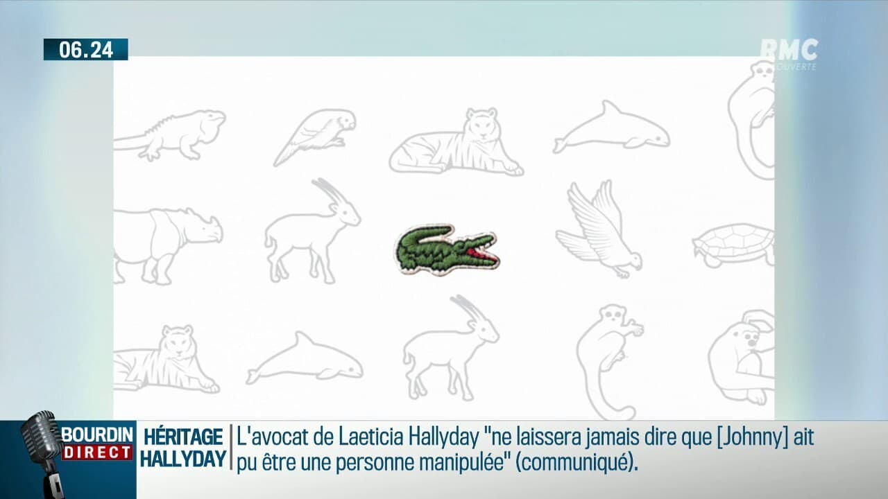 Lacoste remplace son online crocodile