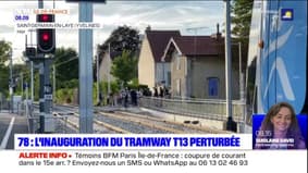 Yvelines: l'inauguration du tramway T13 perturbée