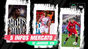 Kean, Truffert, Perisic, les 5 infos mercato du 19 janvier à 12h