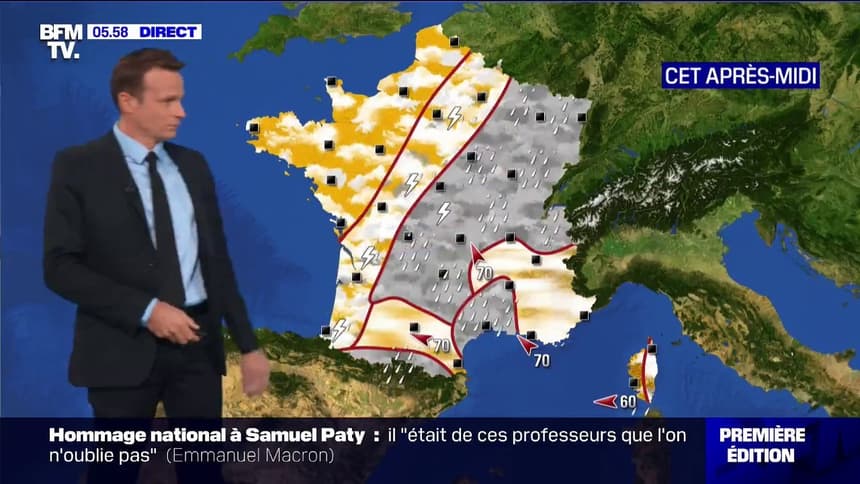 Un Temps Pluvieux Voire Orageux Prevu Sur Une Bonne Partie Du Pays Ce Jeudi