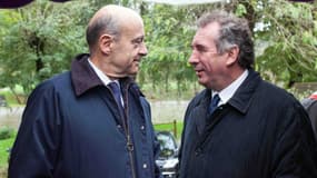 Alain Juppé et François Bayrou en novembre 2013