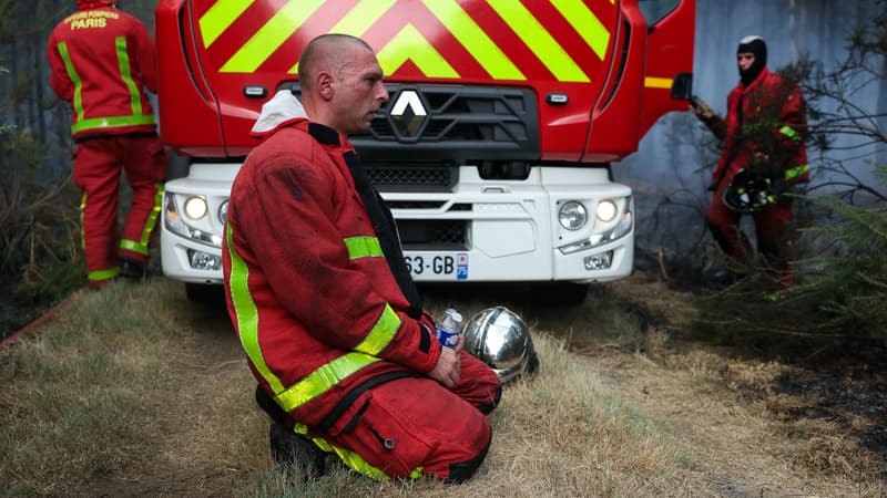 "On refuse ce terme": les syndicats de pompiers refusent d'être qualifiés de héros et réclament plus de moyens