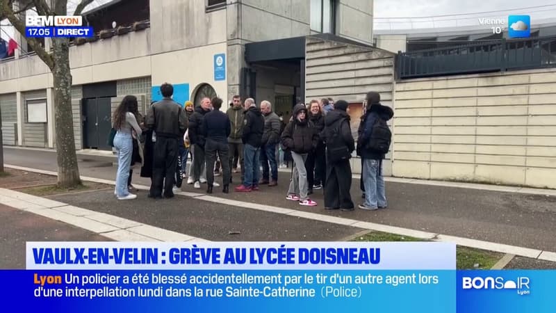 Vaulx-en-Velin: une grève pour dénoncer le manque de moyens au lycée Doisneau 