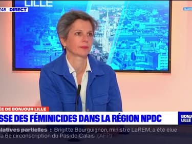 Féminicides: Sandrine Rousseau, candidate à la primaire EELV pour la présidentielle 2022 souhaite qu'on "donne les moyens à la justice"