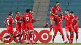 La Tunisie célèbre un but contre la Zambie