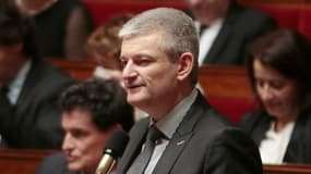 Le président de la commission d'enquête de l'Assemblée nationale sur les abattoirs, Olivier Falorni, le 10 mars 2015. 