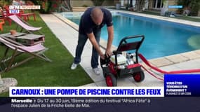 Carnoux-en-Provence: une pompe de piscine créée pour lutter contre les feux