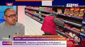 Supermarché halal à Vénissieux:  "20min à pied au minimum, en transports 15min" pour trouver d'autres supermarchés s'alarme Farid Ben Moussa