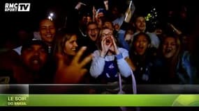 Football / Les supporters tricolores ravis par la prestation des Bleus - 15/06