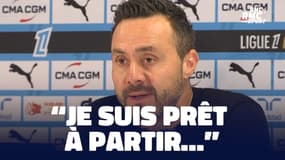 OM 1-3 Auxerre : "Si je suis le problème, je suis prêt à partir" avertit De Zerbi