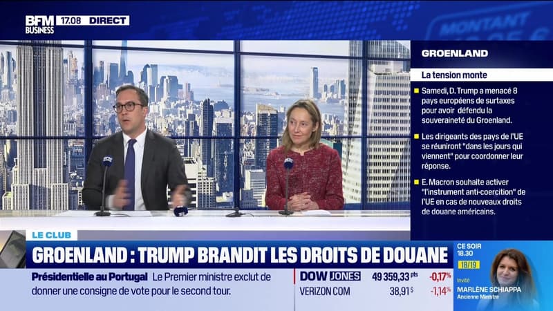 Le Club : "Groënland : l'âge de glace entre D. Trump et les marchés ?" - 19/01