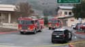 Les secours à proximité du lieu du crash de l'hélicoptère de Kobe Bryant