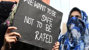 Des femmes manifestent contre les violences sexuelles en Inde en avril 2018