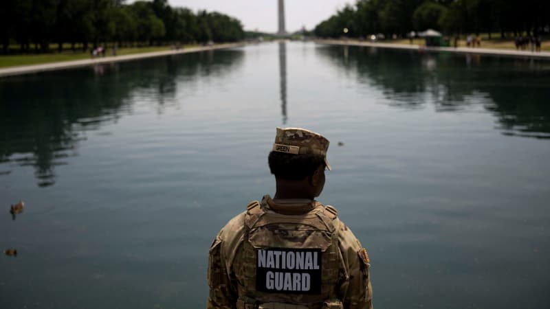 Donald Trump menace de prison quiconque endommagerait le bassin près du Lincoln Memorial de Washington qu'il a fait rénover