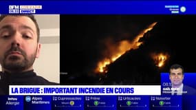 Incendie à La Brigue: "beaucoup de forestage" pour limiter sa propagation