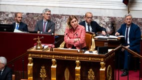 Yaël Braun-Pivet à l'Assemblée nationale le 17 juin 2025