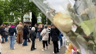 La marche en blanche qui s'est tenue ce jeudi 2 mai 2024 en hommage à Madeline, morte après un malaise cardiaque lors du confinement de son collège en marge de l'attaque au couteau à Souffelweyersheim le 18 avril. 