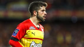 Jimmy Cabot avec le RC Lens, 15 octobre 2022