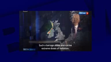 Une simulation d'attaque nucléaire sur le Royaume-Uni par la télévision russe en mai 2022