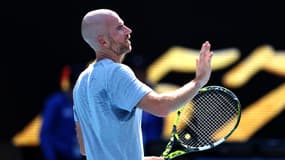 Adrian Mannarino lors de l'Open d'Australie 2024.