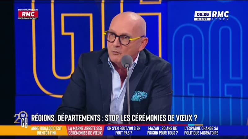 Annuler les cérémonies de vœux pour faire des économies : "Il faut lancer un message", affirme Jérôme Marty