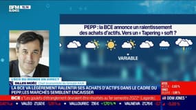 Gilles Moëc (AXA) : PEPP, la BCE annonce un ralentissement des achats d'actifs. Vers "Tapering" soft ? - 09/09