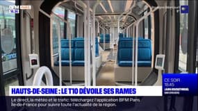 Hauts-de-Seine: le T10 dévoile ses rames